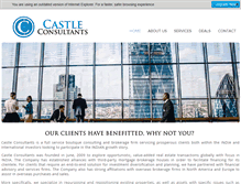 Tablet Screenshot of castleconsultants.in